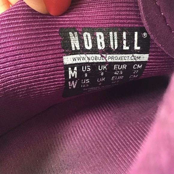 NOBULL Gum Trainer Sneakers in Purple. - Picture 11 of 12
